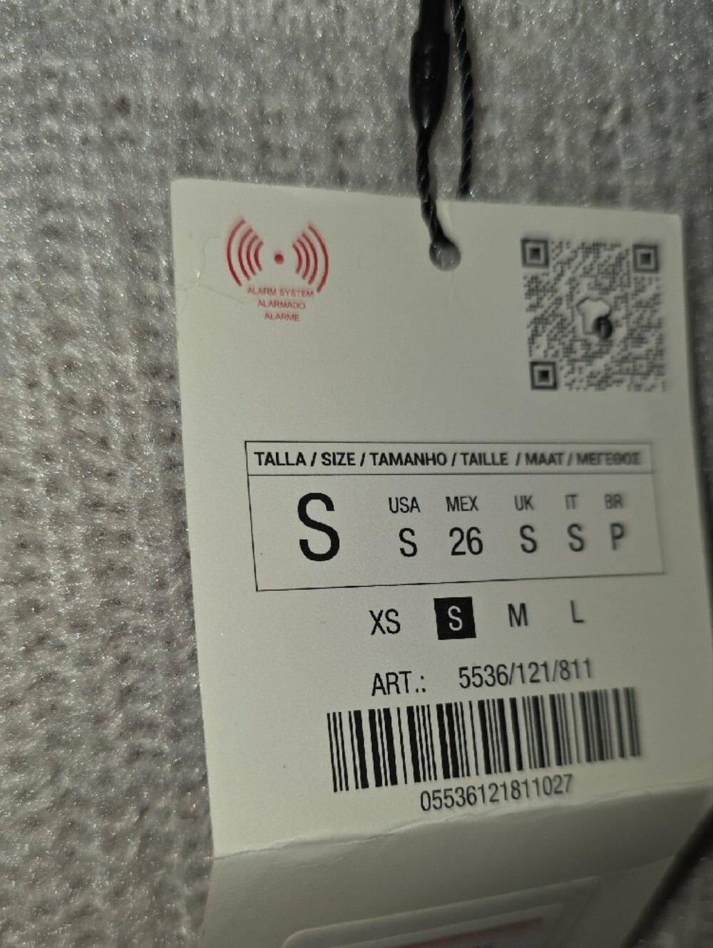Zara Light Gray Ribbed Crewneck Sweater - Picture 5 of 8